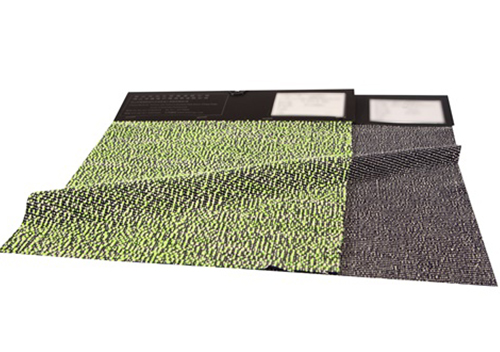 Cotton yarn jacquard rib